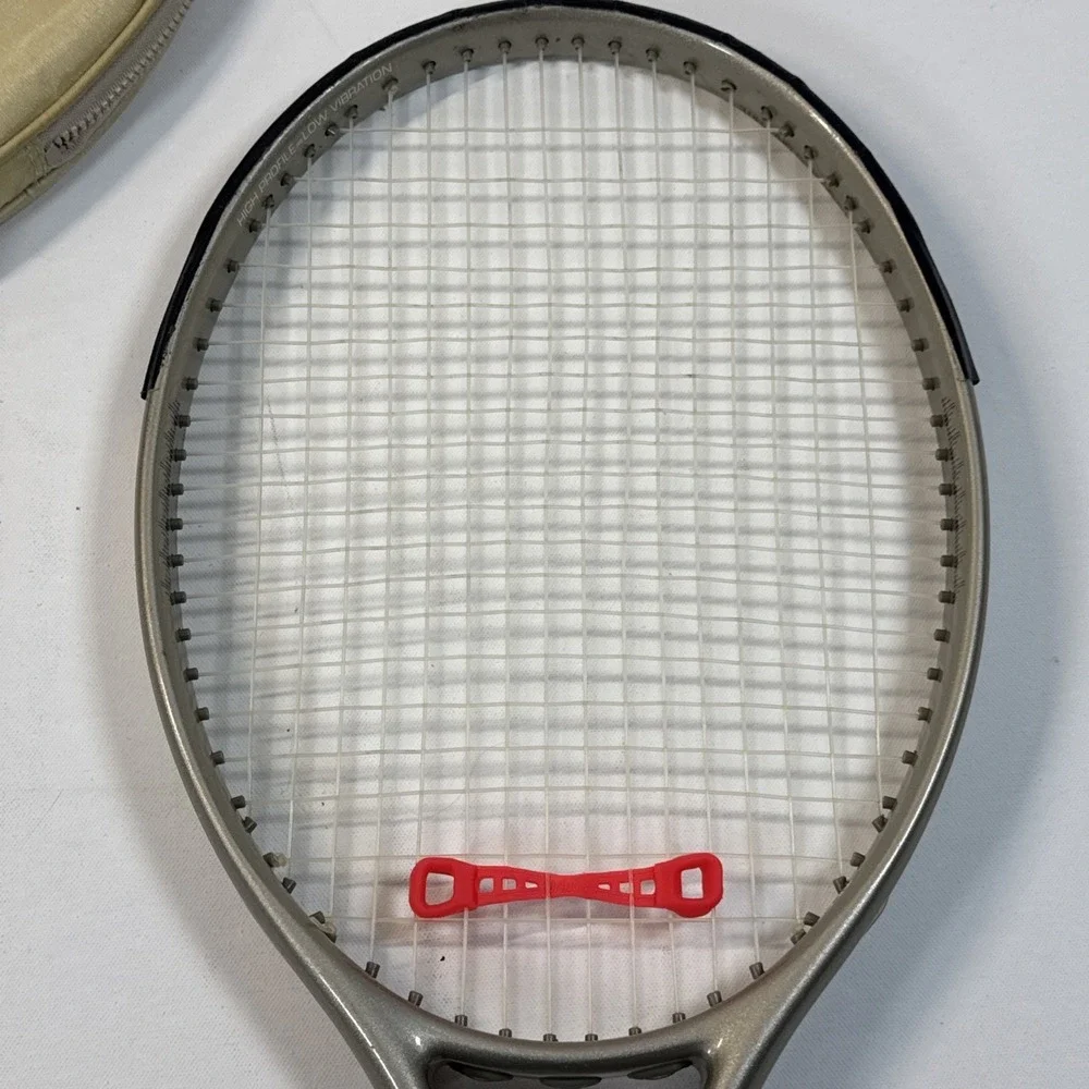 Vintage Wilson Profile 2.7si Tennis Racquet Lot w/ Prince Bag Balls Grips Glove
